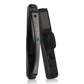 WiFi Smart Securtiy Door Lock 3D Face Recognition 1MP Camera
