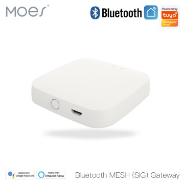 MOES Wireless Tuya Bluetooth MESH Gateway Smart WiFi Hub