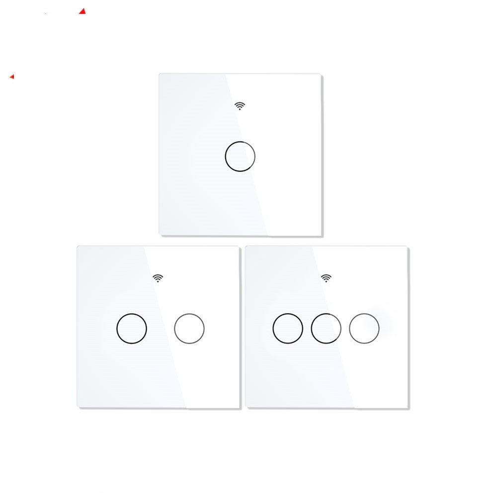 MOES ZigBee Crystal Glass Wall Touch Smart Light S03